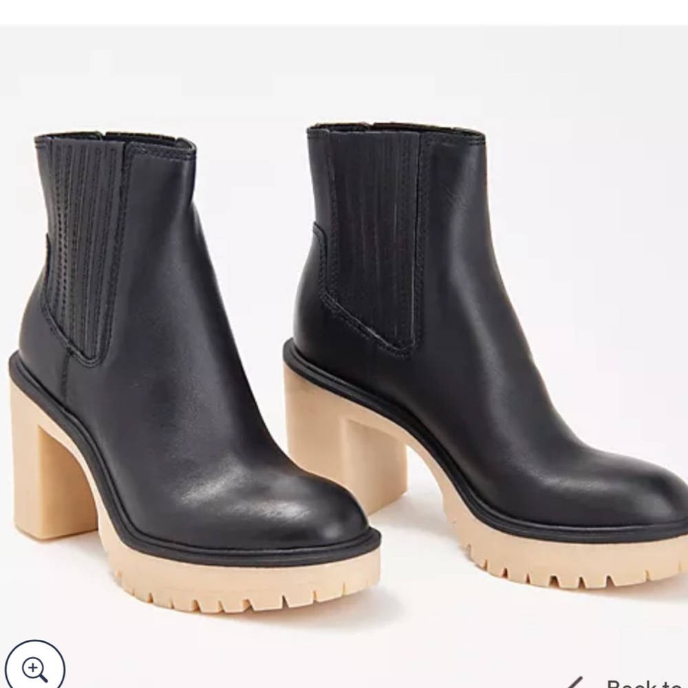 BRAND NEW IN BOX. DOLCE VITA Waterproof Leather - Black 8